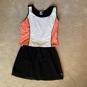 Tennis skirt and top